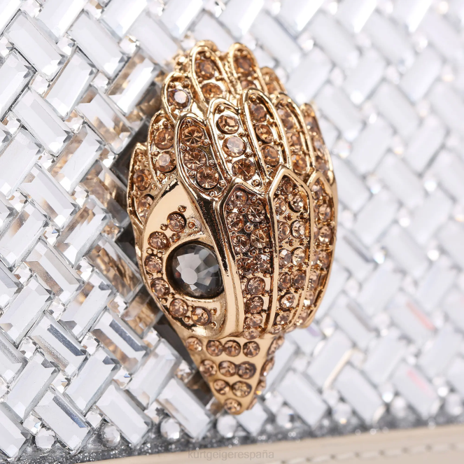 Kurt Geiger mujer bandolera pequeña london shoreditch 2LPR133 | bolsas combinación de metales